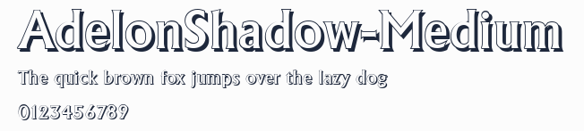 AdelonShadow-Medium預覽圖