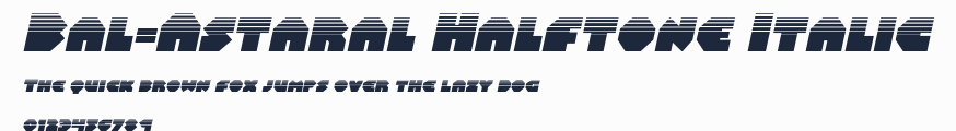 Bal-Astaral Halftone Italic預覽圖