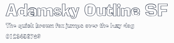 Adamsky Outline SF預覽圖