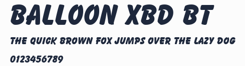 Balloon XBd BT