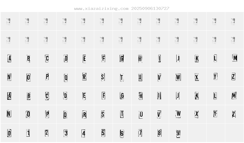 字符映射圖