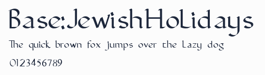 Base:JewishHolidays預覽圖