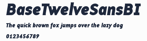 BaseTwelveSansBI預覽圖