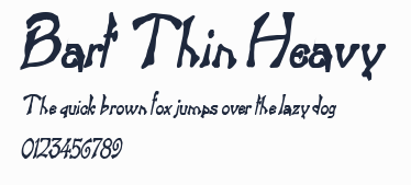 Bart Thin Heavy預覽圖