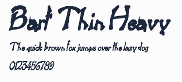 Bart Thin Heavy預覽圖