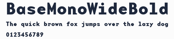BaseMonoWideBold預覽圖