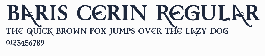 Baris Cerin Regular預覽圖