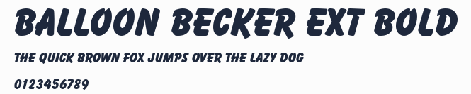 Balloon Becker Ext Bold