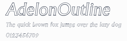 AdelonOutline預覽圖