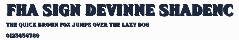 FHA Sign DeVinne ShadeNC預覽圖
