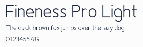Fineness Pro Light預覽圖