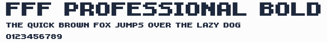 FFF Professional Bold預覽圖