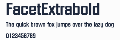 FacetExtrabold預覽圖