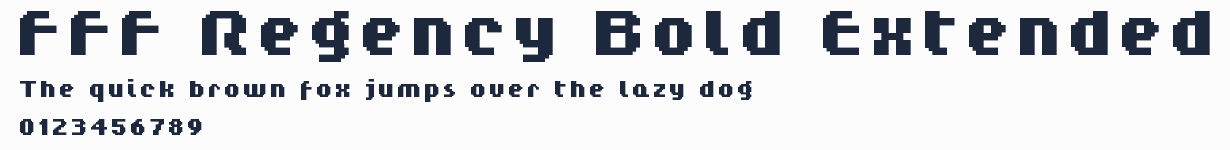 FFF Regency Bold Extended預覽圖