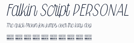 Falkin Script PERSONAL預覽圖