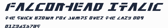 Falconhead Italic預覽圖