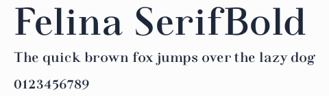 Felina SerifBold預覽圖