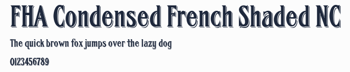 FHA Condensed French Shaded NC預覽圖