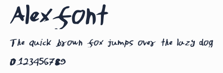 Alexfont預覽圖