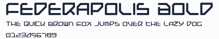 Federapolis Bold預覽圖