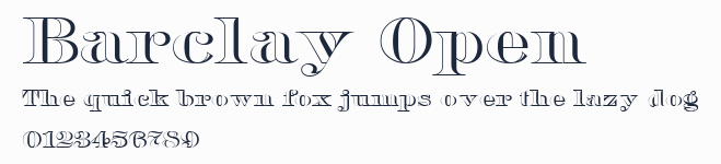 Barclay Open預覽圖
