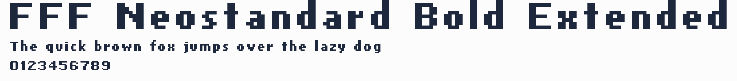 FFF Neostandard Bold Extended預覽圖