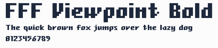 FFF Viewpoint Bold預覽圖