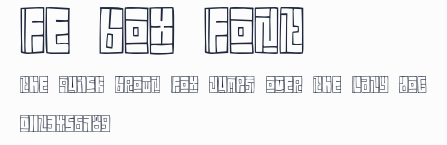 FE Box Font預覽圖