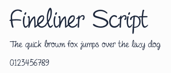 Fineliner Script預覽圖