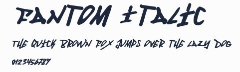 Fantom Italic預覽圖