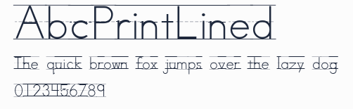 AbcPrintLined預覽圖
