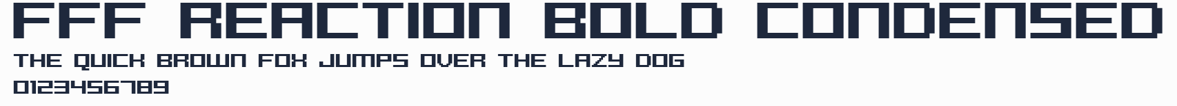 FFF Reaction Bold Condensed
