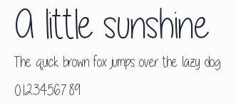 A little sunshine預覽圖