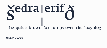 FedraSerifB預覽圖