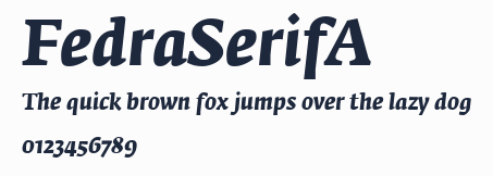 FedraSerifA