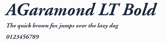 AGaramond LT Bold