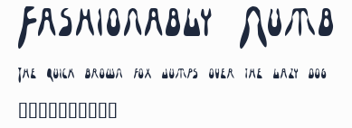 Fashionably Numb預覽圖