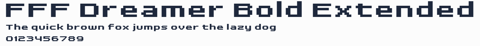 FFF Dreamer Bold Extended預覽圖