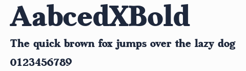 AabcedXBold預覽圖