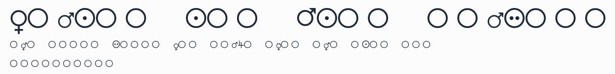 Female and Male Symbols預覽圖
