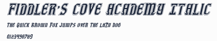 Fiddler's Cove Academy Italic預覽圖