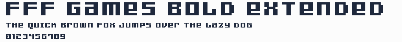 FFF Games Bold Extended 預覽圖