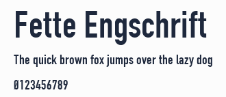 Fette Engschrift預覽圖