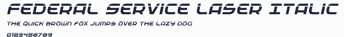 Federal Service Laser Italic預覽圖