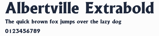 Albertville Extrabold