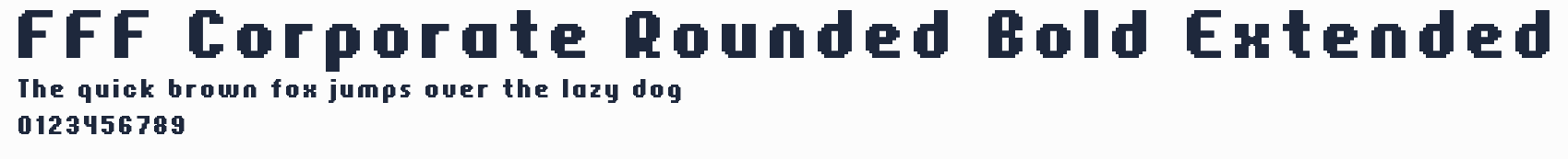 FFF Corporate Rounded Bold Extended預覽圖