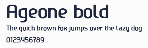 Ageone bold