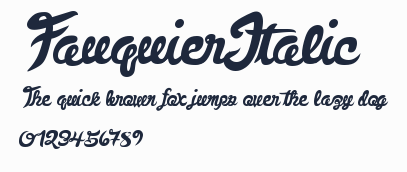 FauquierItalic預覽圖