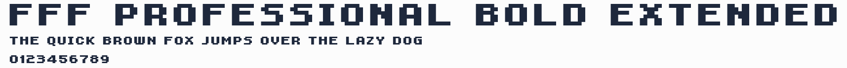 FFF Professional Bold Extended預覽圖