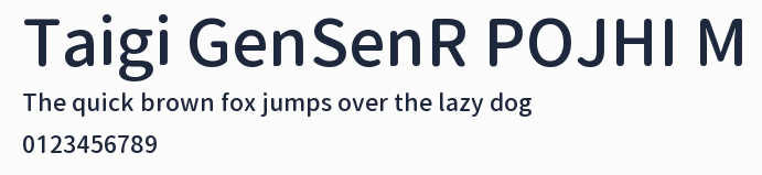 Taigi GenSenR POJHI M預覽圖